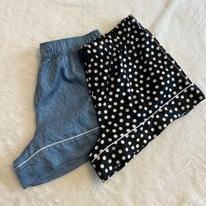 Victoria's Secret cute and cozy lounge/sleep patterned shorts Pair